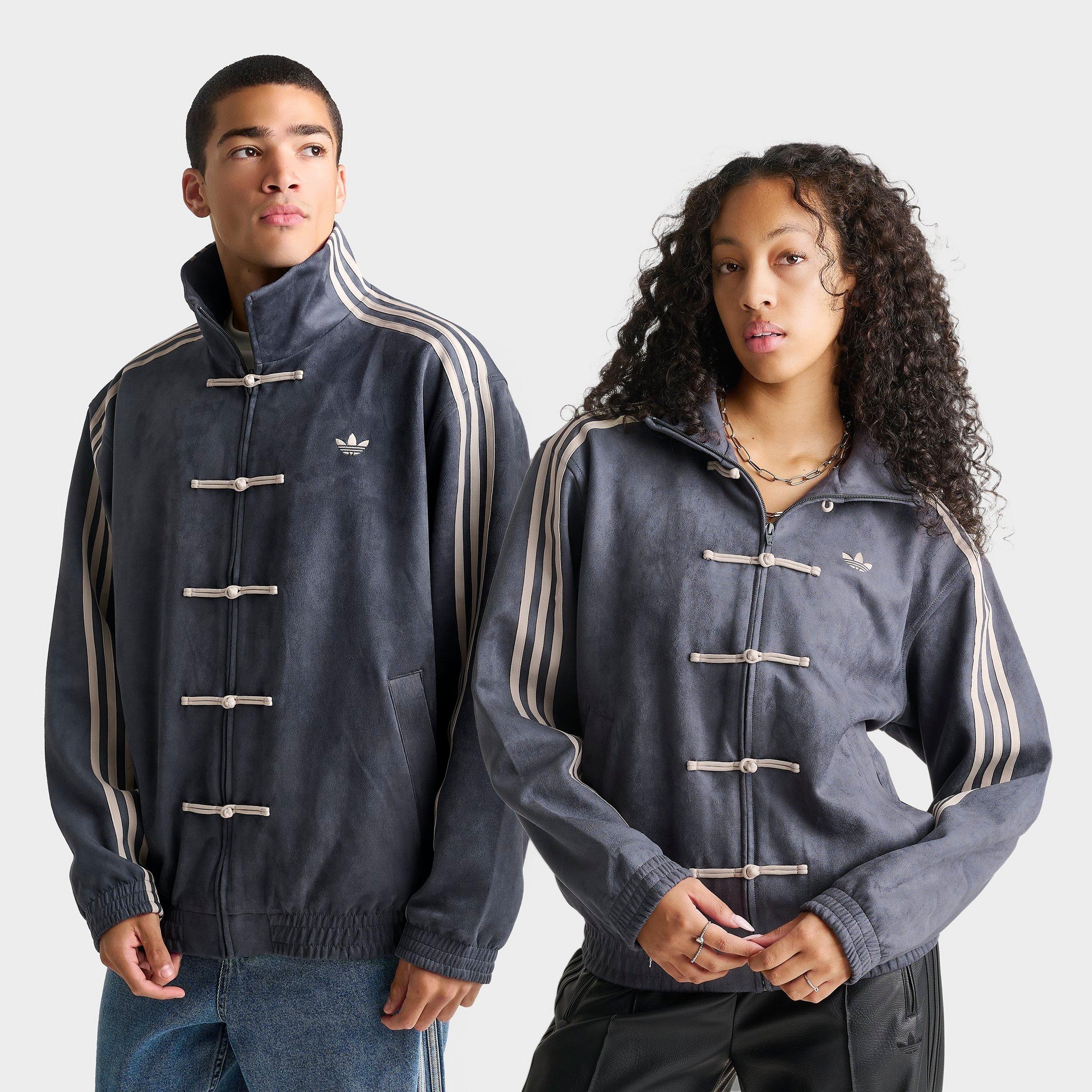 adidas Originals Chinese New Year Full-Zip Jacket in Grey Size: XXS