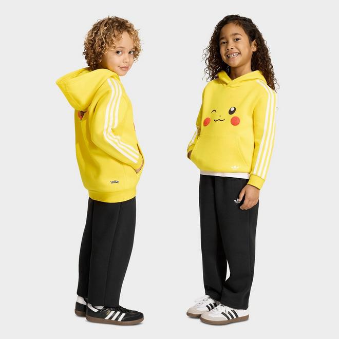 Little Kids' adidas x Pokemon Loose Pullover Hoodie and Sweatpants Set