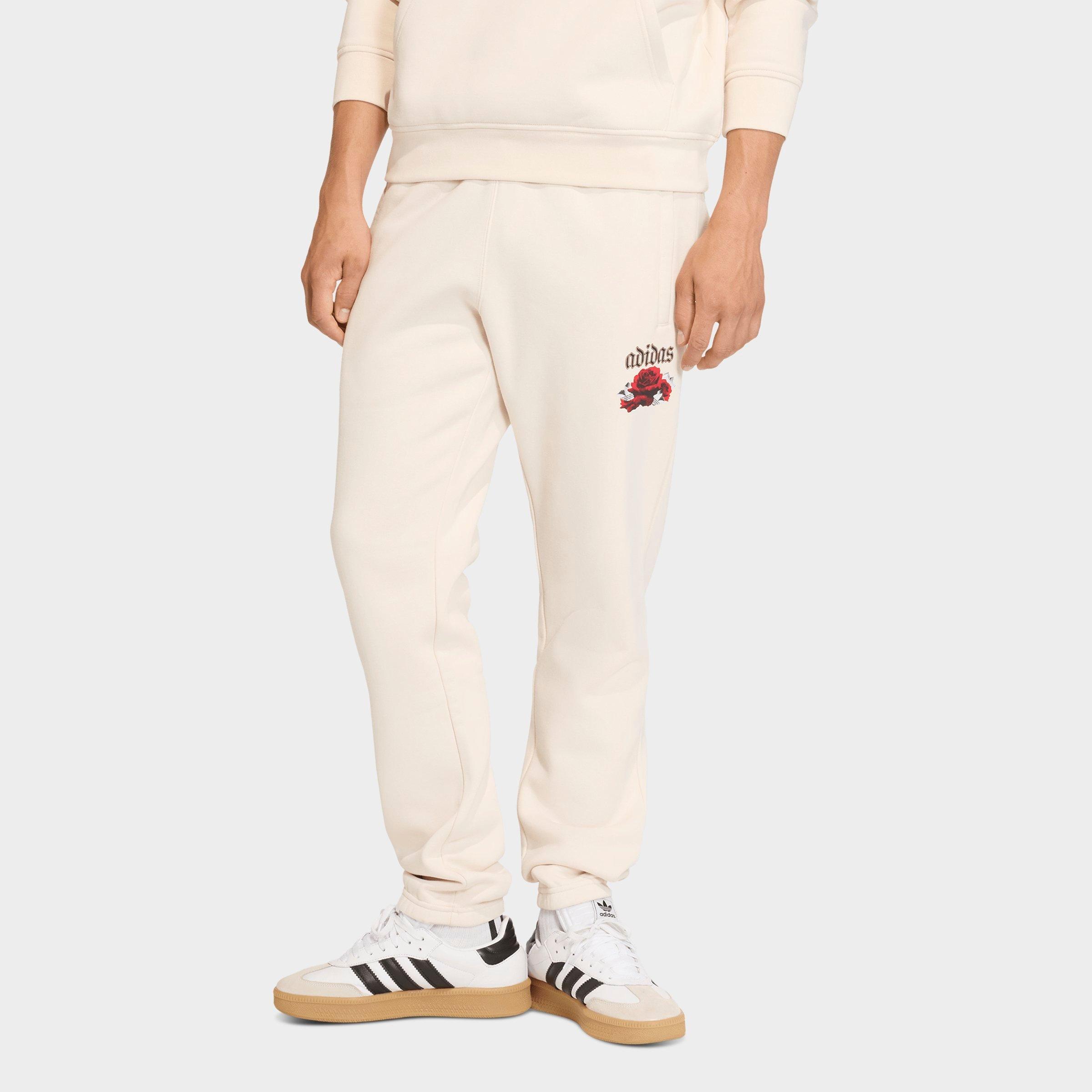 Adidas Originals Men's Roses Fleece Jogger Pants In Neutral