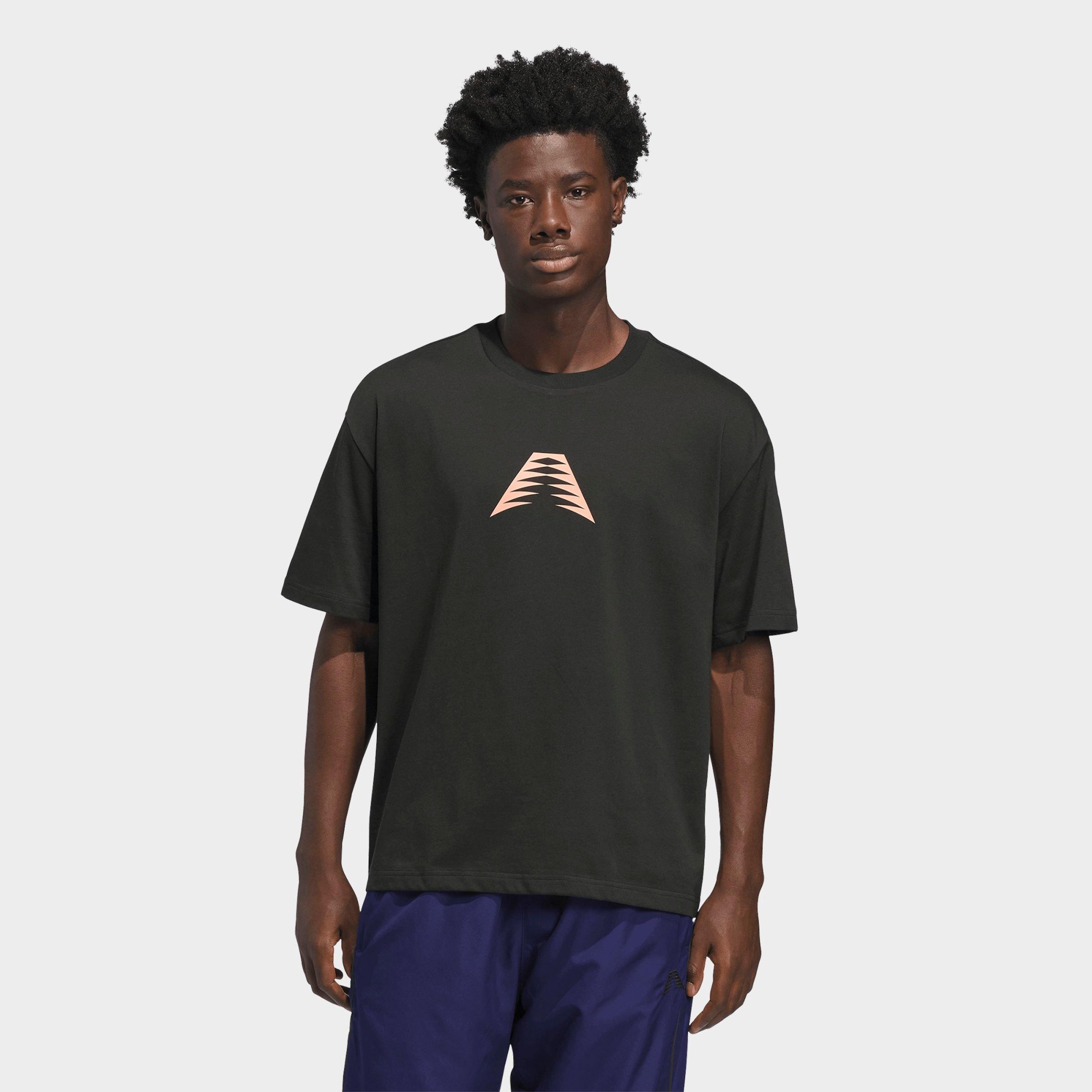 adidas Men's Anthony Edwards Photo T-Shirt in Black Size: Medium
