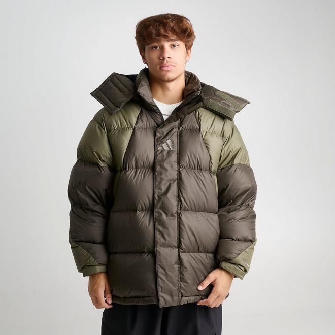 Men's adidas Terrex Xploric Climawarm Down Full-Zip Hooded Puffer Jacket