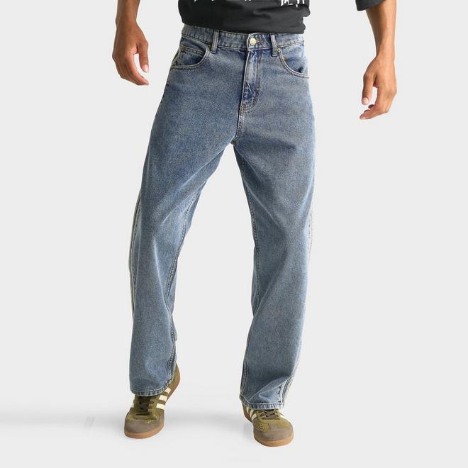 Men's adidas Originals Firebird Adicolor Mid-Rise Straight Denim Jeans