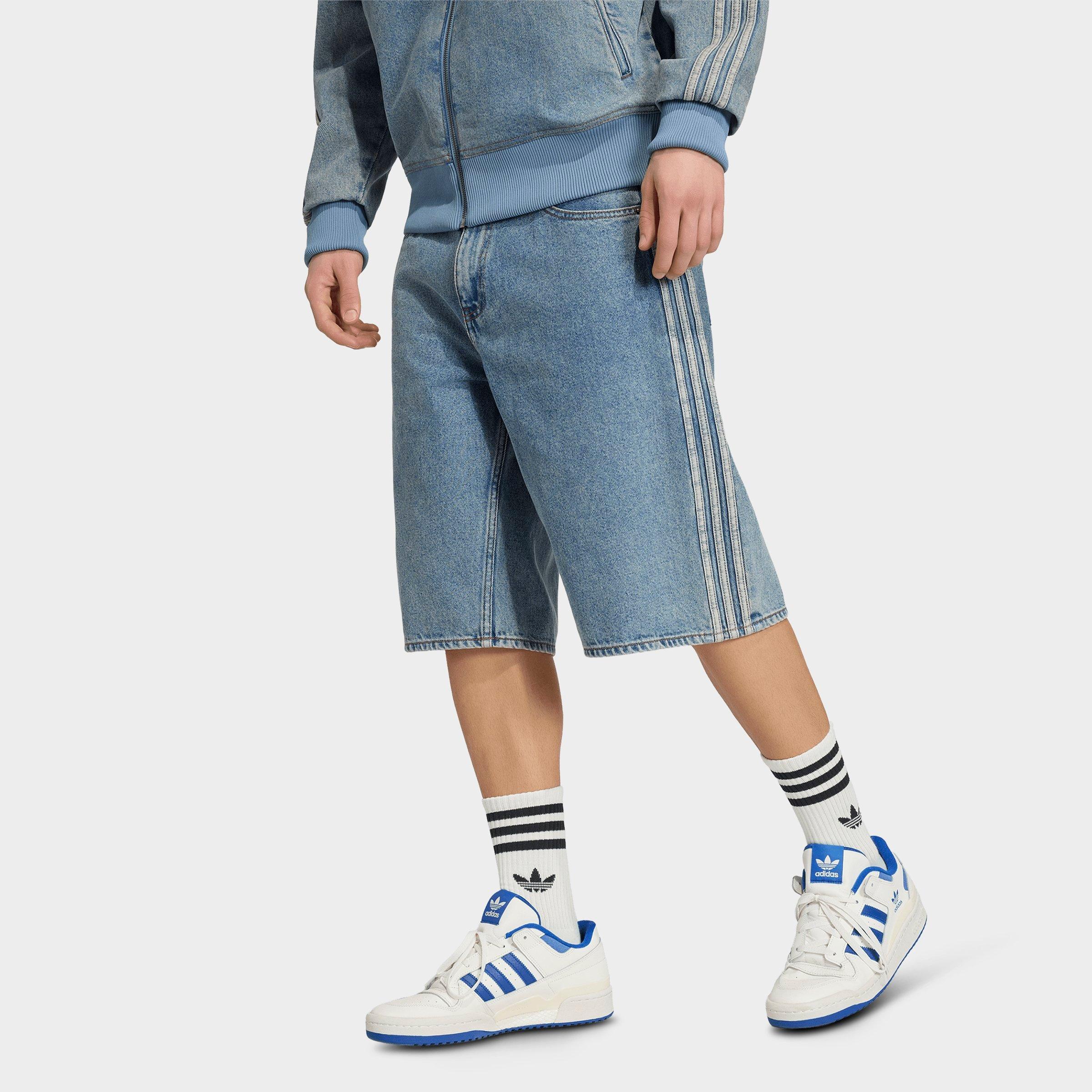 adidas Men's Originals Firebird Adicolor Straight Denim Shorts