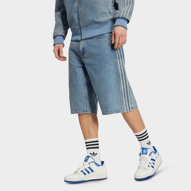 Men's adidas Originals Firebird Adicolor Straight Denim Shorts