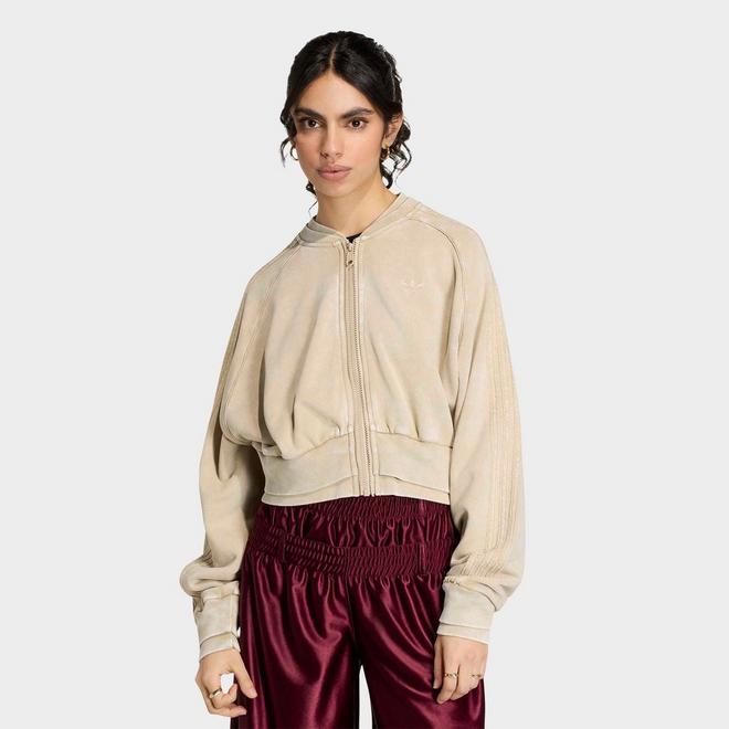 Women's adidas Originals Superstar Double Layered Cropped Track Top