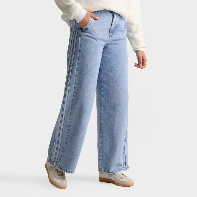 Women's adidas Originals Adibreak Mid-Rise Wide-Leg Denim Pants