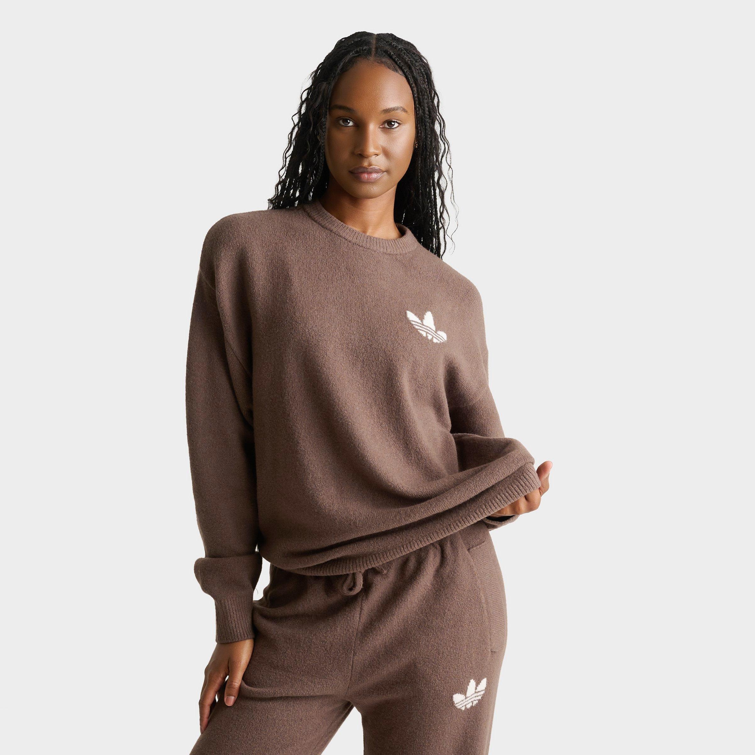 adidas Women's Originals Athletic Dept. Knitted Sweater in Earth Strata Size: XS