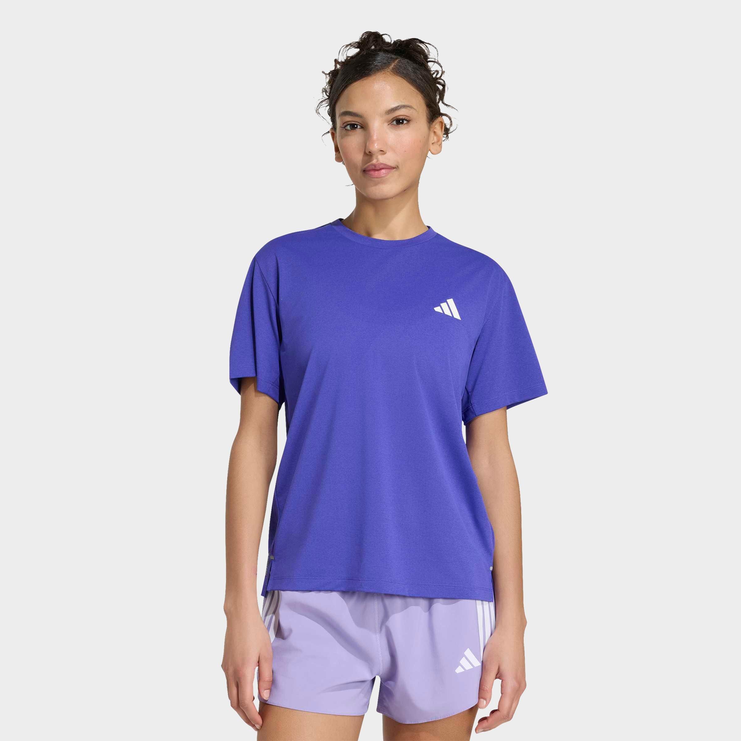 adidas Women's adi365 Iconic Climacool Running T-Shirt in Pure Purple Size: 2XL