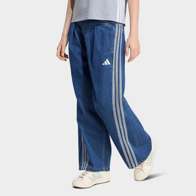 Women's adidas Originals Stadium Washed Loose Denim Pants