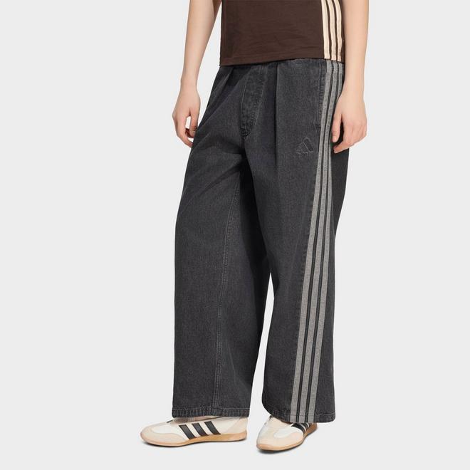 Women's adidas Originals Stadium Washed Loose Denim Pants