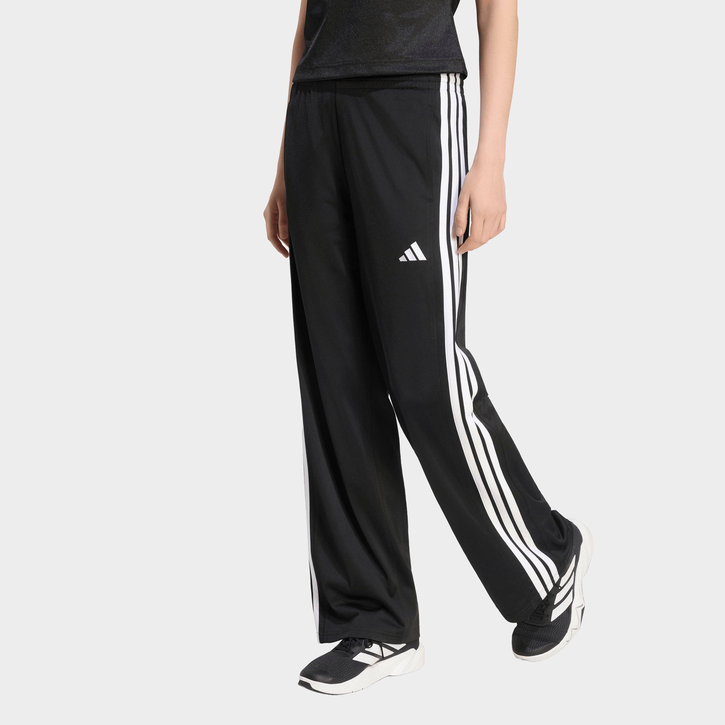 adidas Women's Sportswear DAYREADY Wide Leg Track Pants in Black Size: Small