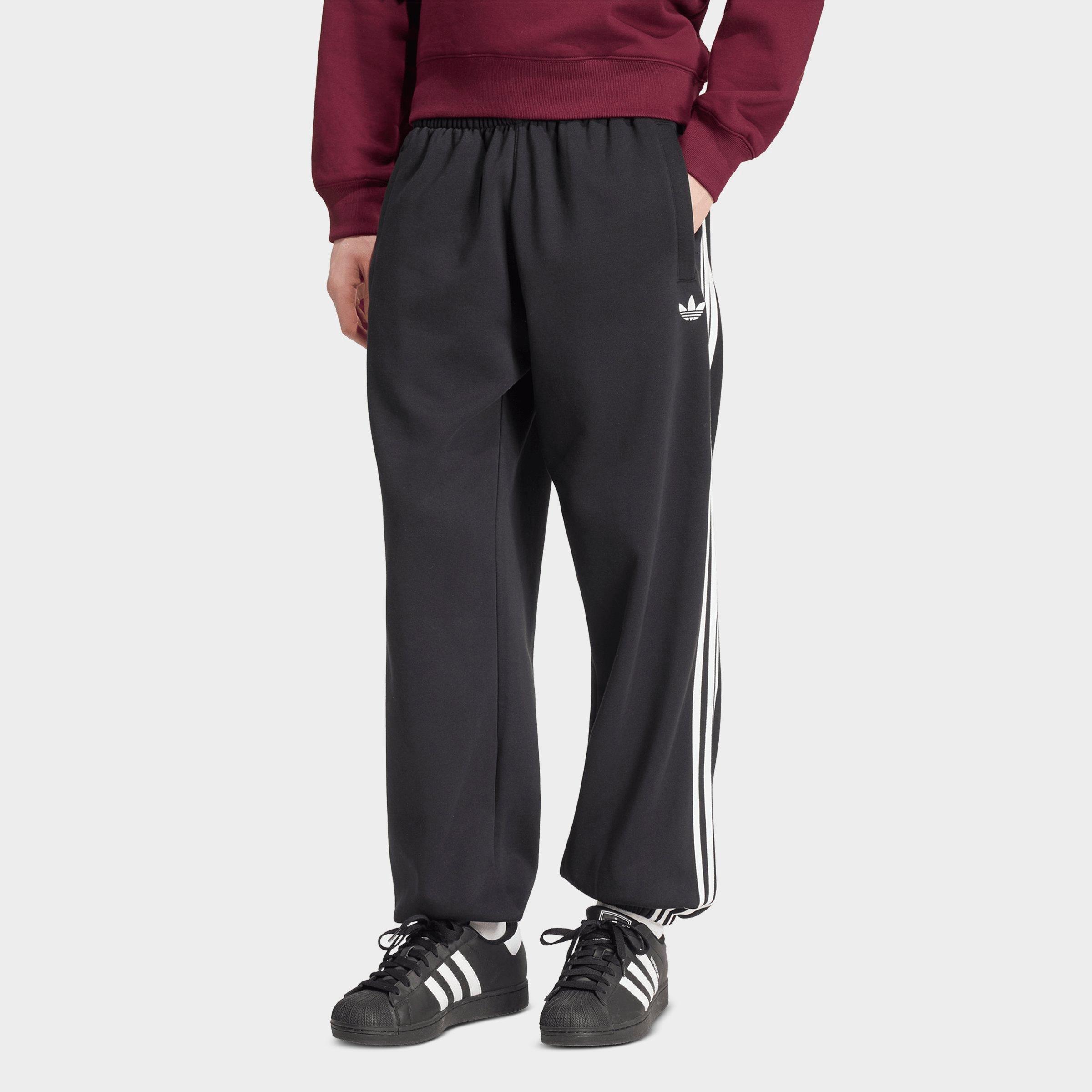 adidas Men's Originals Adicolor 3-Stripes Cuffed Sweatpants in Black Size: XL
