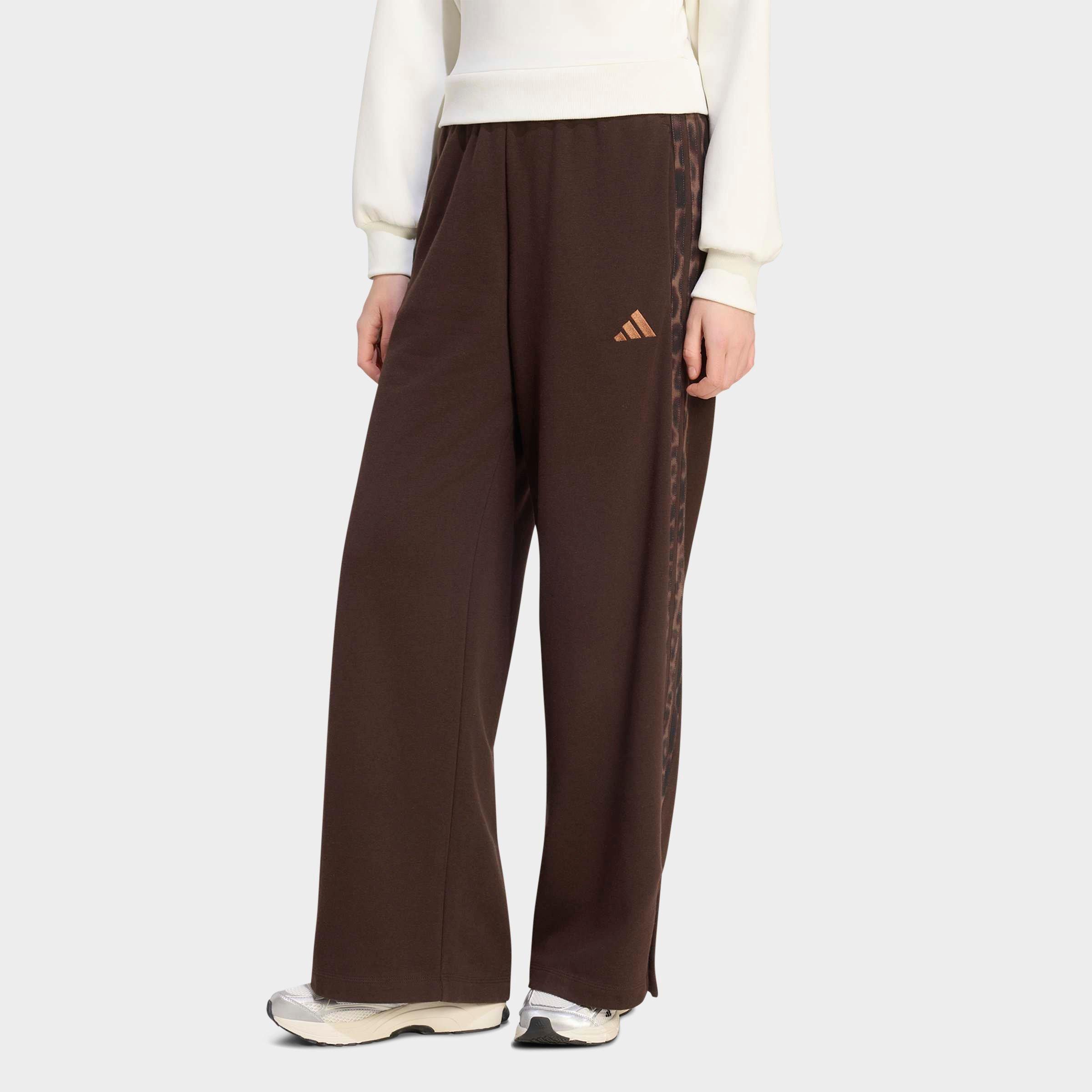 adidas Women's Seasonal Essentials Animal Print 3-Stripes Pants