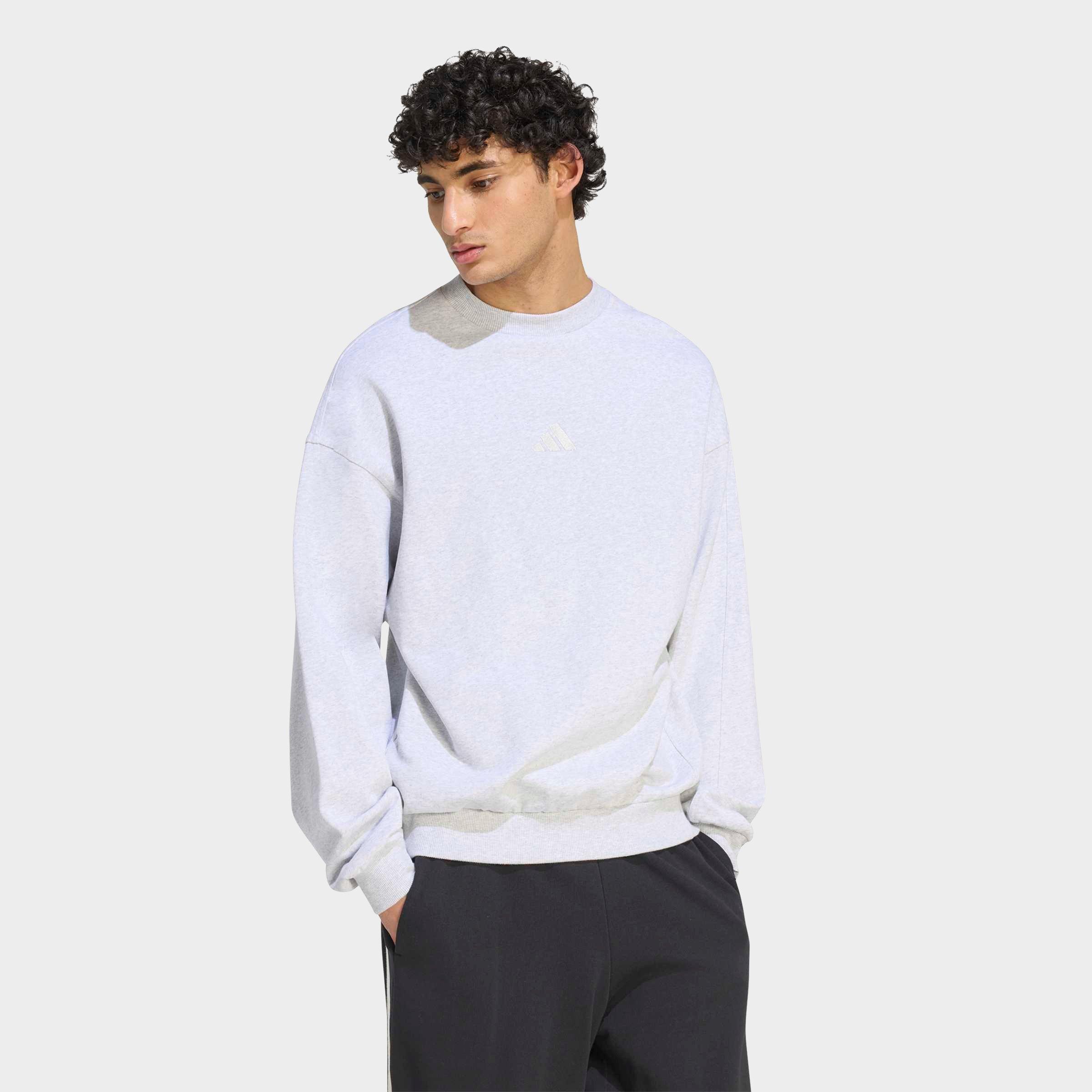 adidas Men's KIT Logo French Terry Sweatshirt