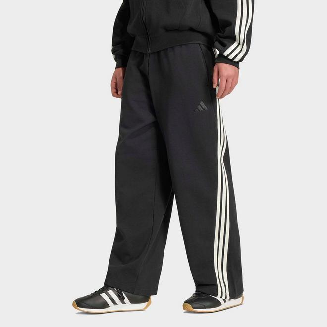 Men's adidas KIT 3-Stripes Wide French Terry Pants
