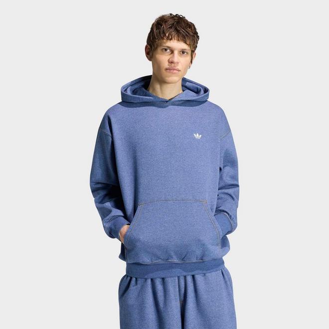 Men's adidas Originals Trefoil Essentials Melange Loose Pullover Hoodie