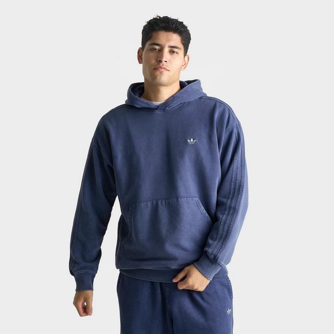 Men's adidas Originals Trefoil Essentials Washed Loose Pullover Hoodie