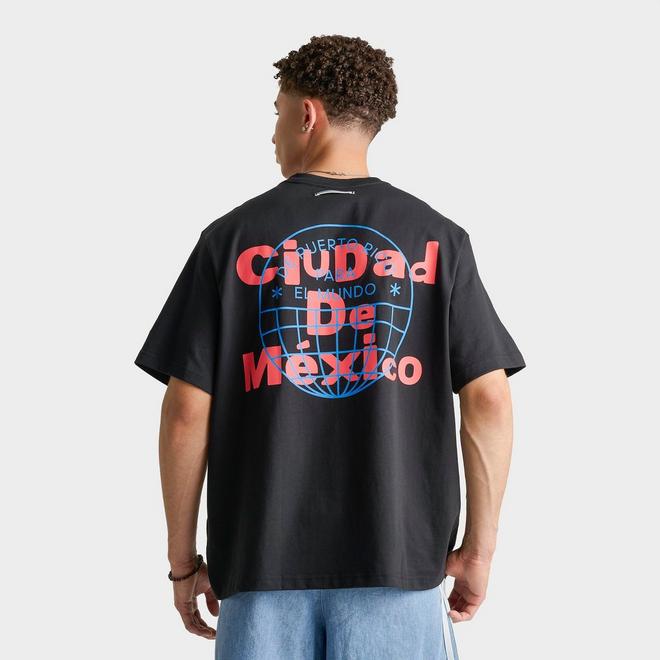 adidas Originals x Bad Bunny DTmF Ciudad de México Graphic Oversized Heavyweight T-Shirt