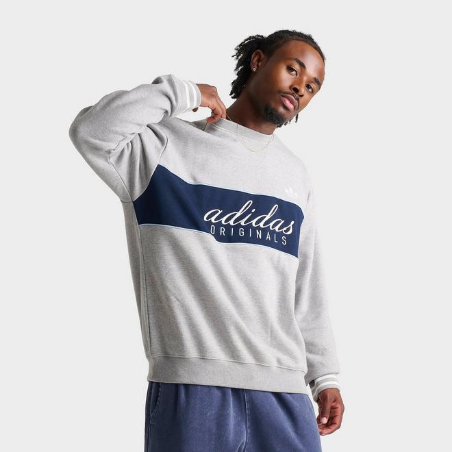 Men's adidas Originals Script Fleece Crewneck Sweatshirt