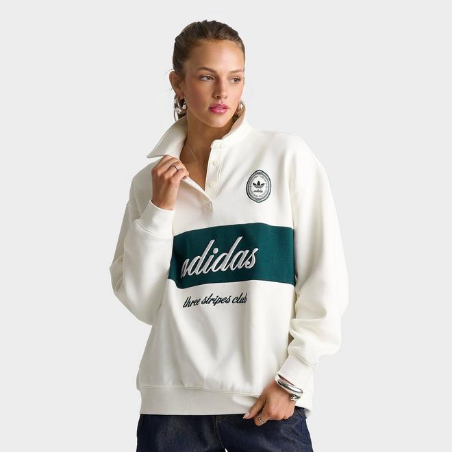 Women's adidas Originals Panel Collar Crewneck Sweatshirt