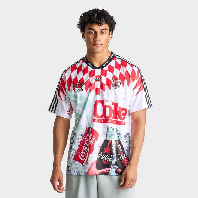 Men's adidas Originals x Coca-Cola Mashup Soccer Jersey