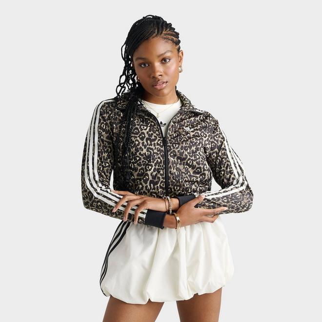 Women's adidas Originals Firebird Leopard Print Track Jacket 