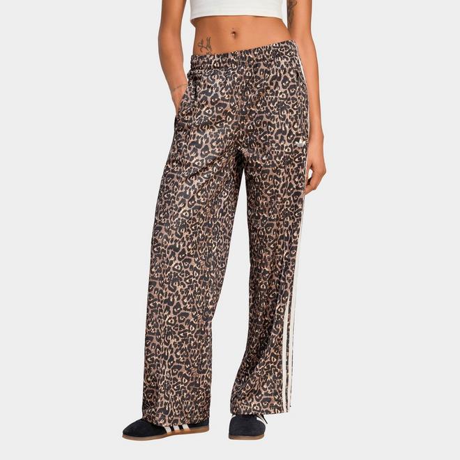 Women's adidas Originals Leopard Firebird Oversized Track Pants