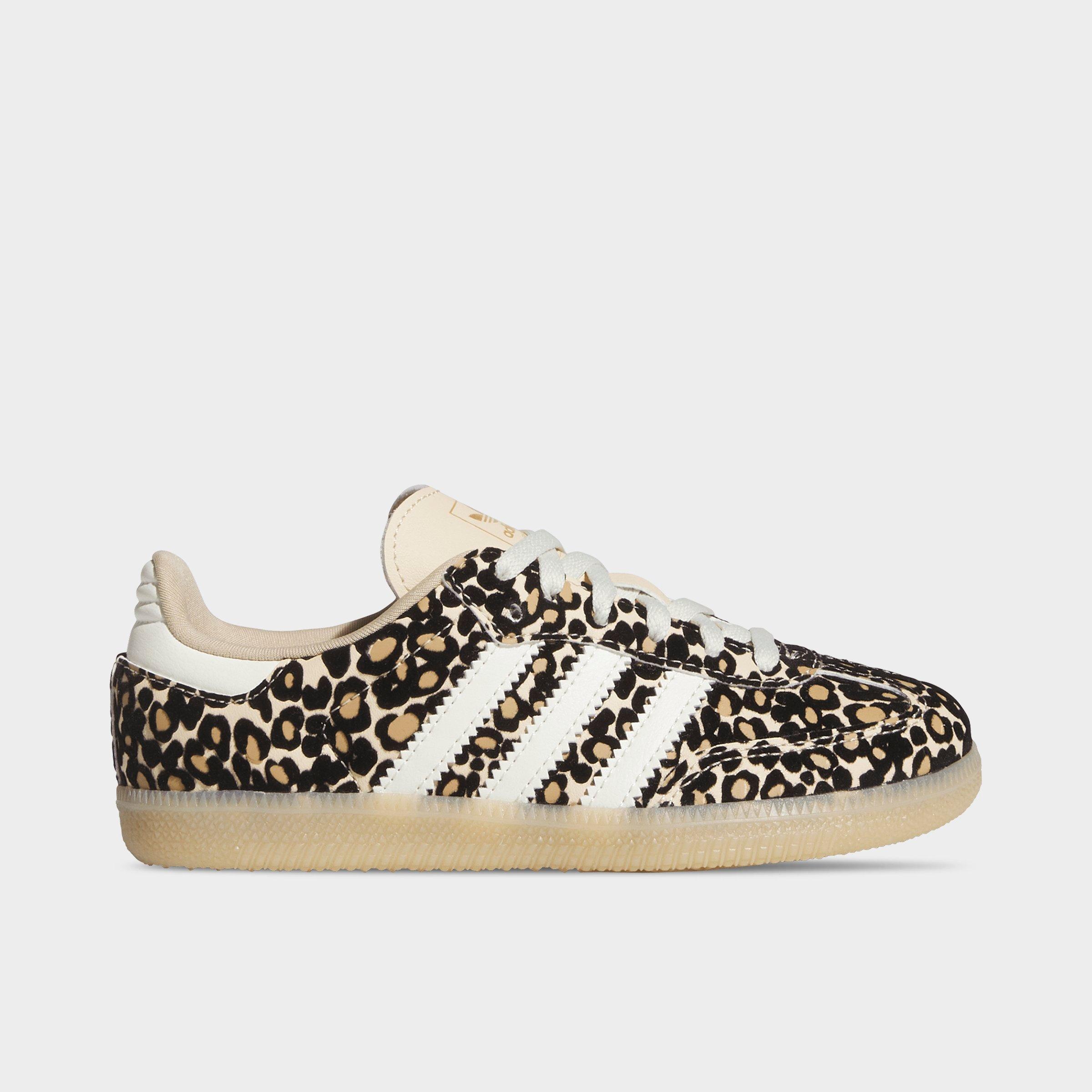 adidas Little Kids Originals Samba OG Casual Shoes in Sand Strata/Ivory Size: 13.5