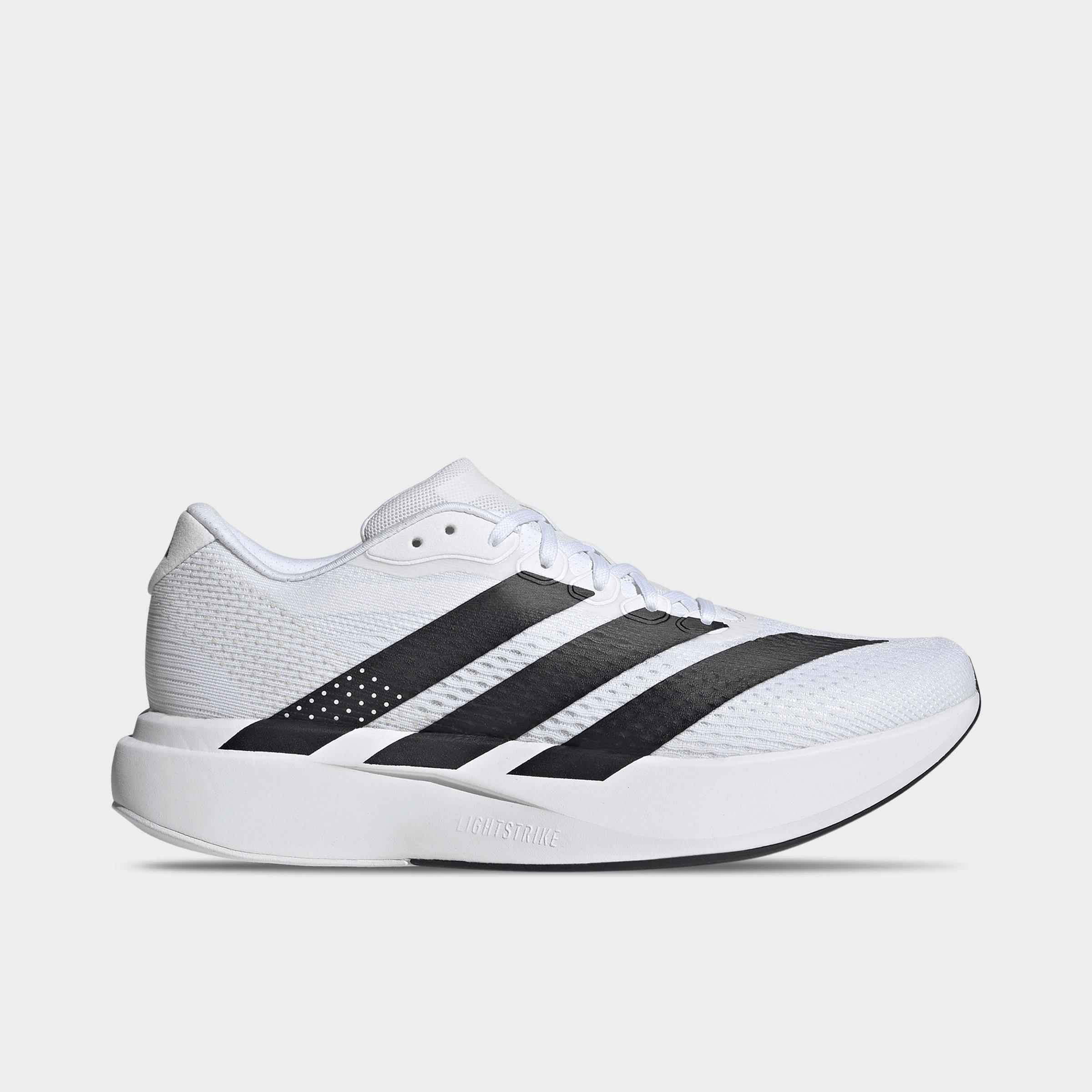 adidas Men's Adizero Pacer Running Shoes in Cloud White/Core Black/Crystal White Size: 9.0