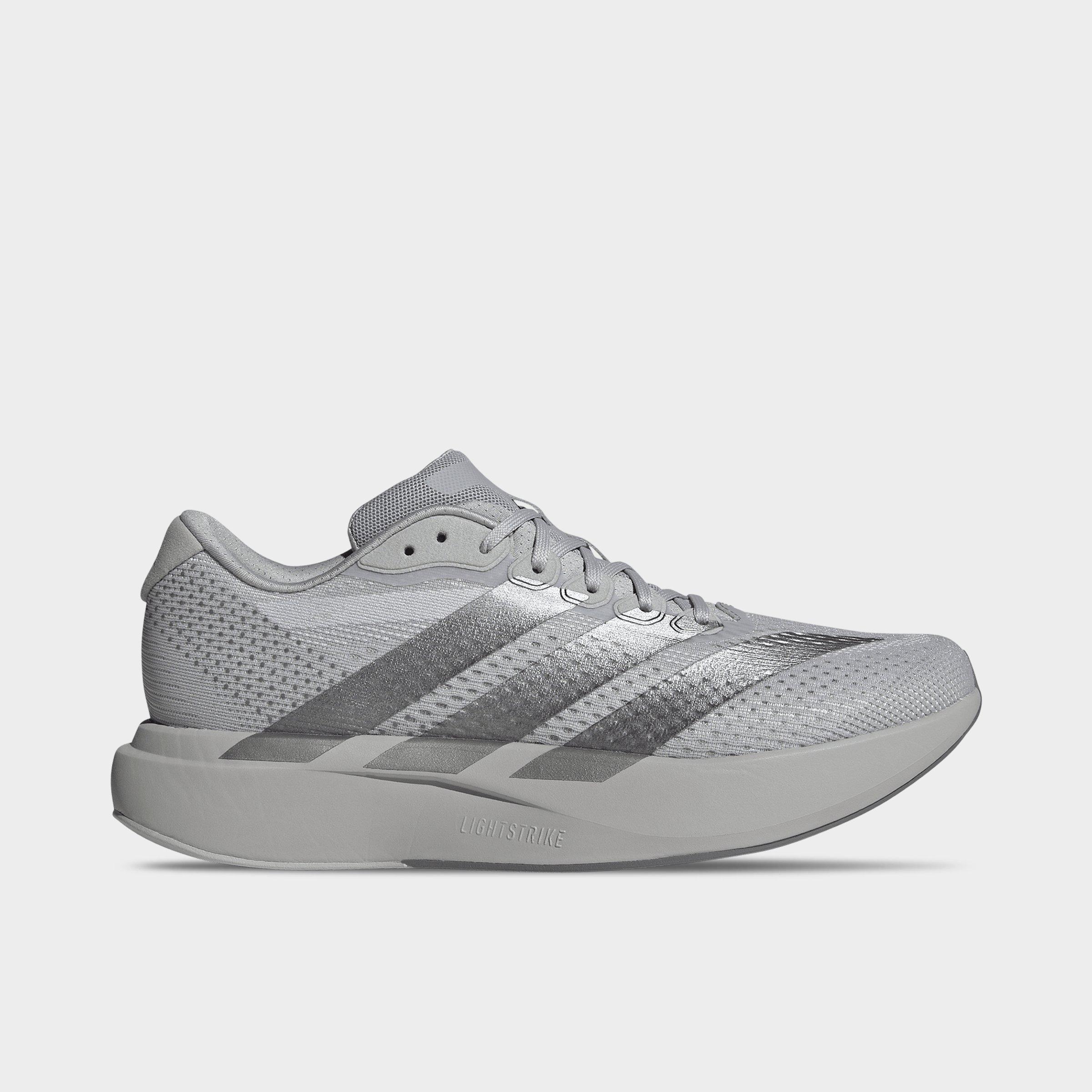 adidas Men's Adizero Pacer Running Shoes in Grey/Iron Metallic/Grey Size: 12.0