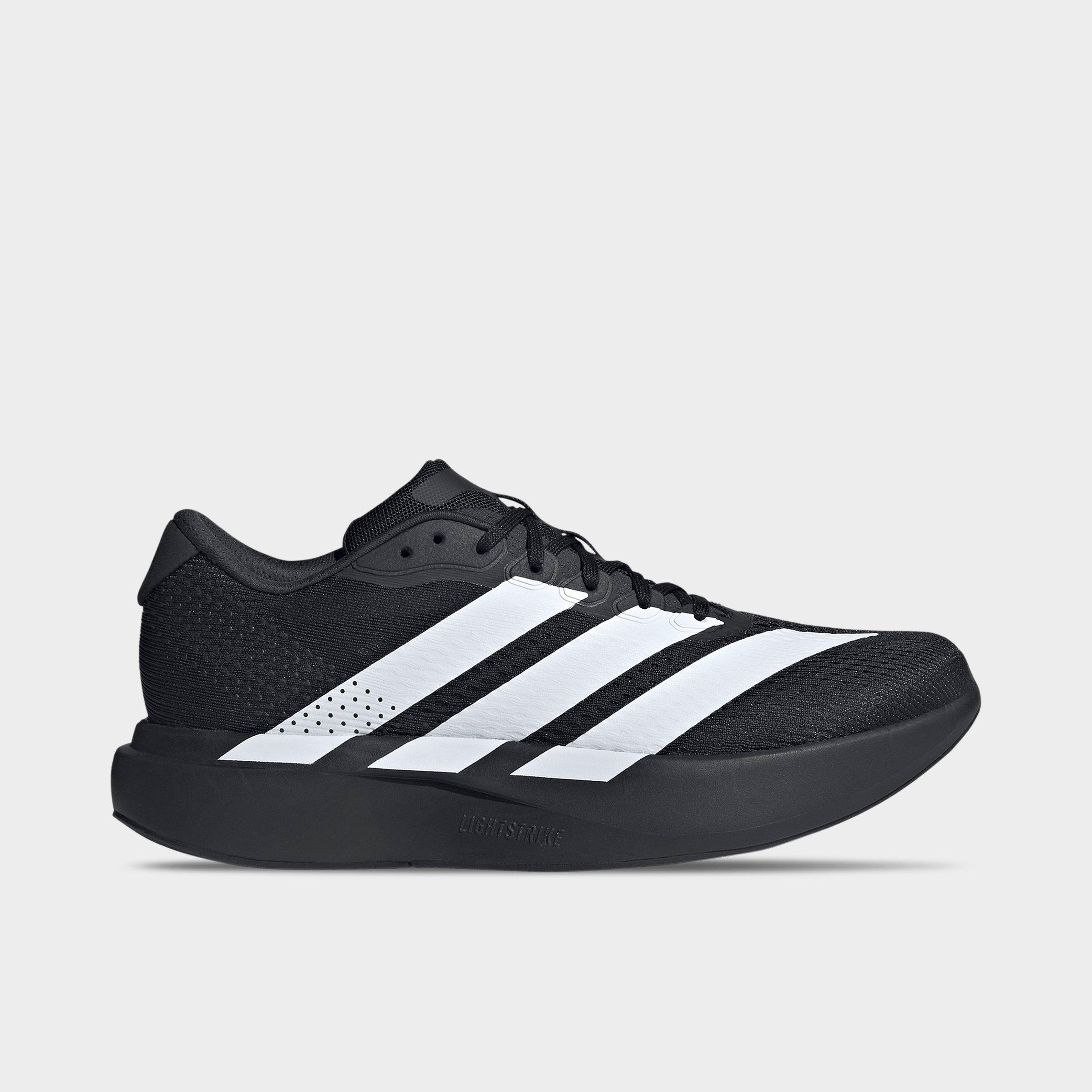 adidas Men's Adizero Pacer Running Shoes in Core Black/Cloud White/Carbon Size: 9.0
