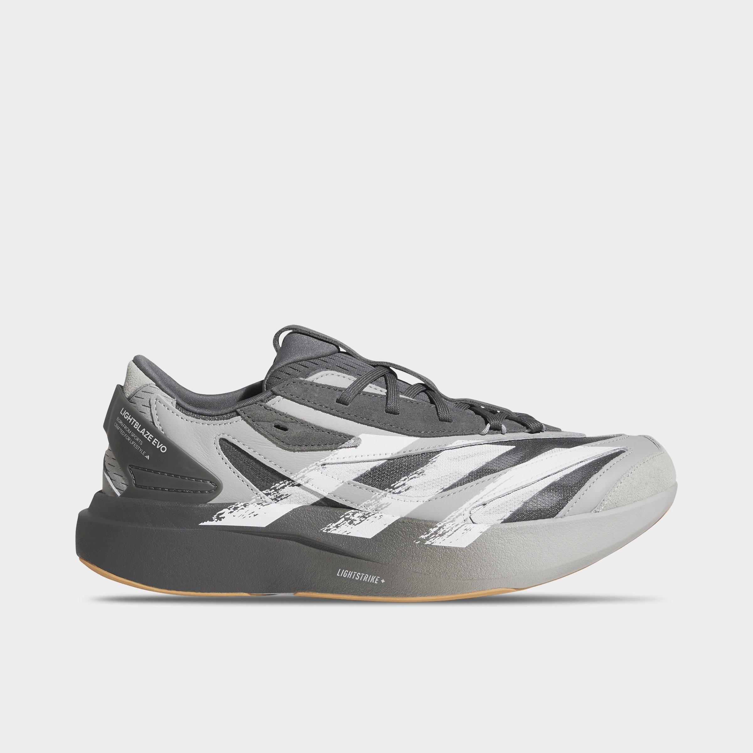 adidas Men's Lightblaze EVO SL Casual Shoes in Grey/Cloud White/Grey Size: 7.5