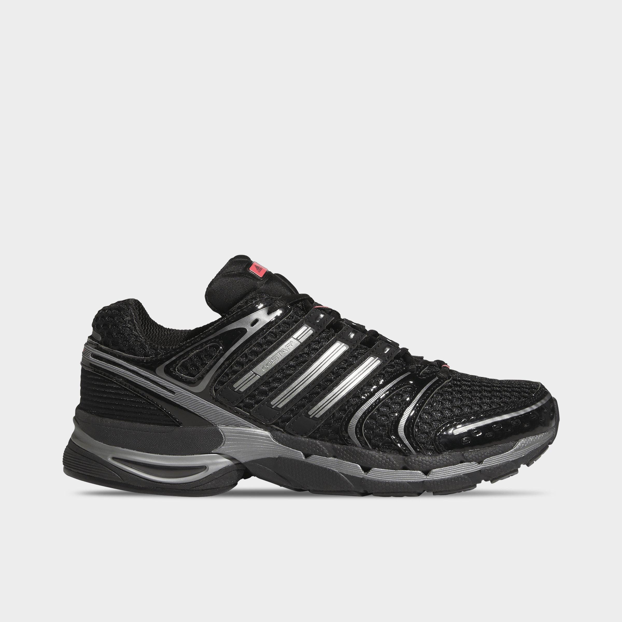adidas Men's Adistar Control 5 Casual Shoes in Core Black/Iron Metallic/Pure Turbo Size: 10.0