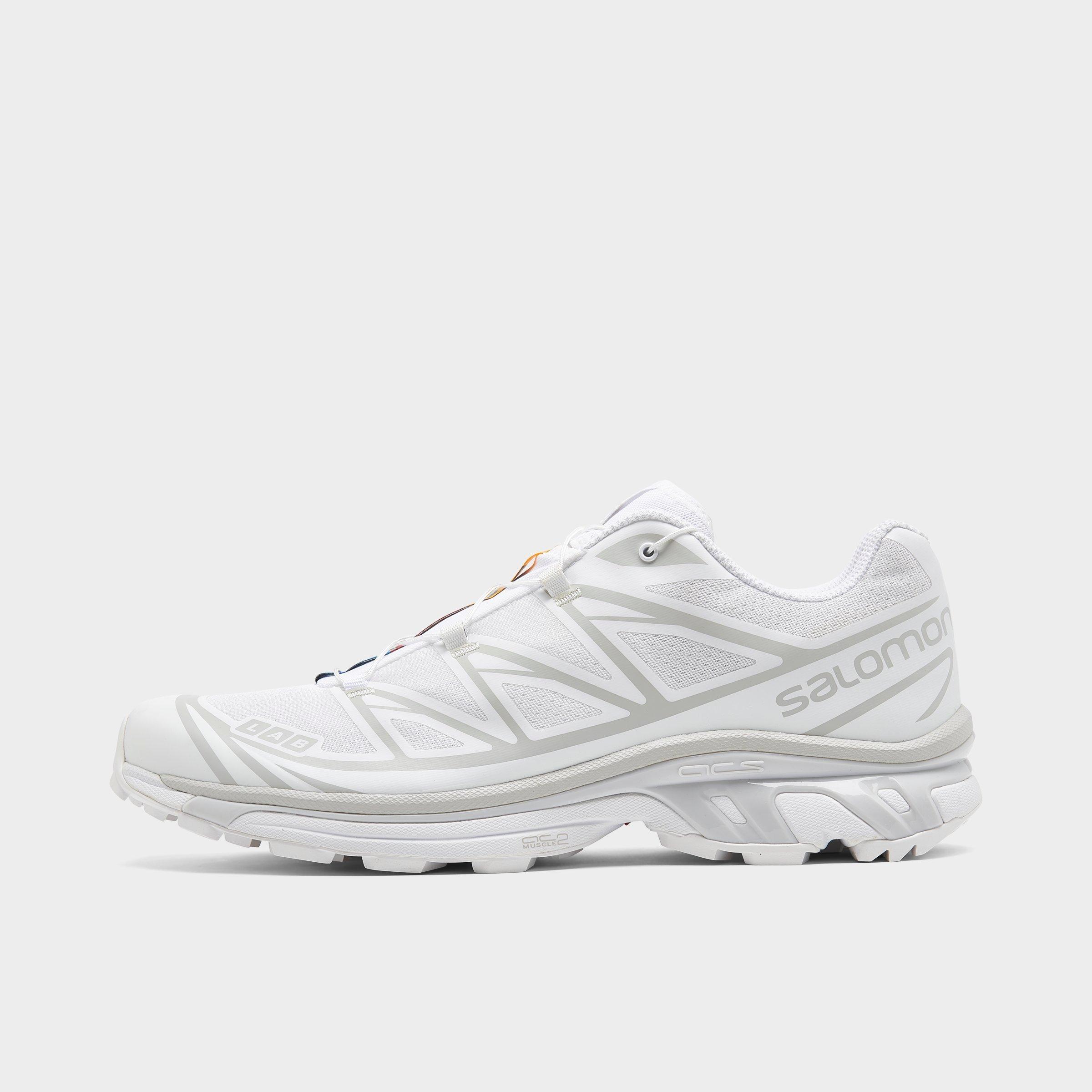 Salomon Men's XT-6 Casual Shoes in White/White/Lunar Rock Size: 7.5
