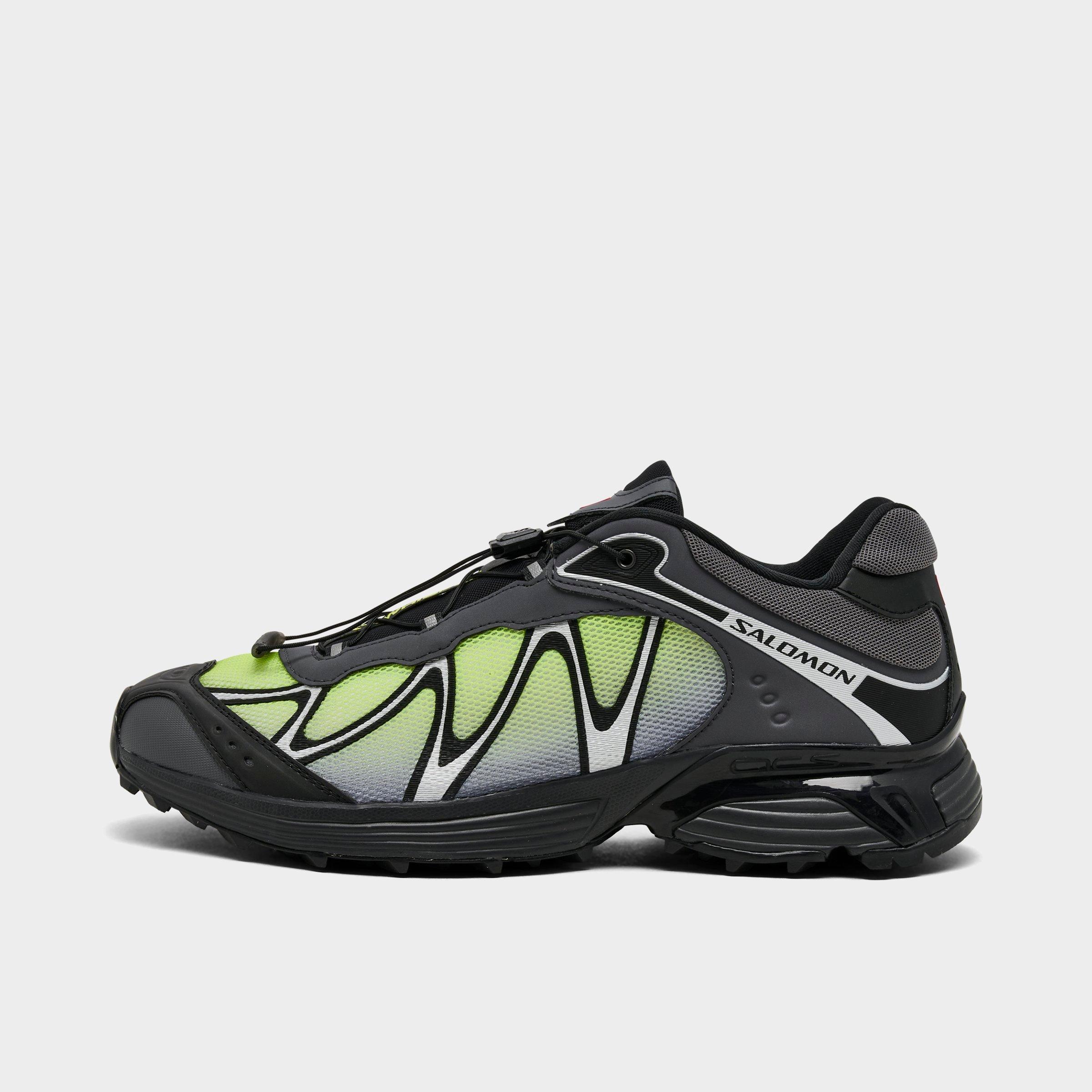 Salomon Men's XT-Whisper Casual Shoes in Black/Asphalt/Acid Lime Size: 8.0