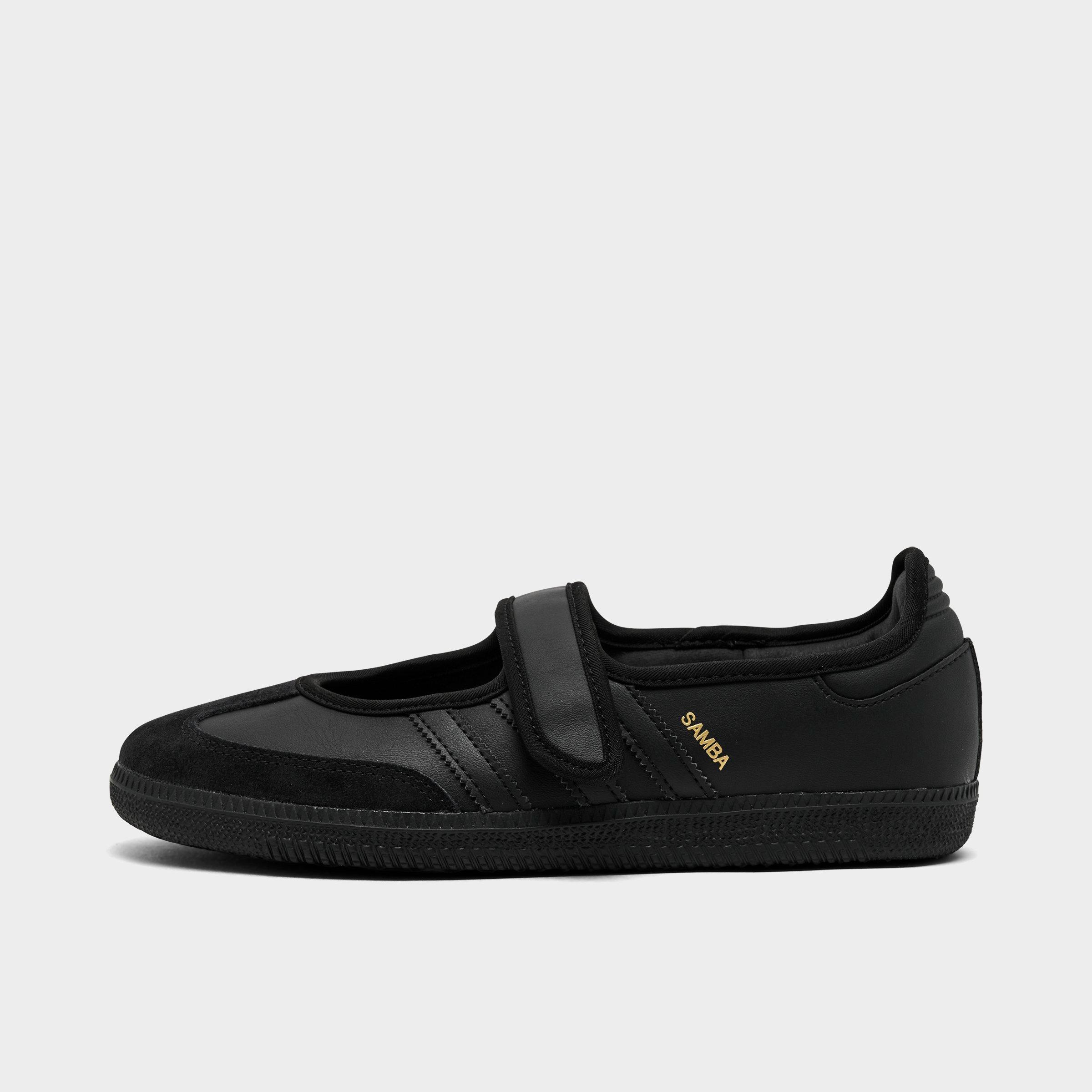 adidas Women's Originals Samba Jane Casual Shoes in Core Black/Core Black/Core Black Size: 5.0