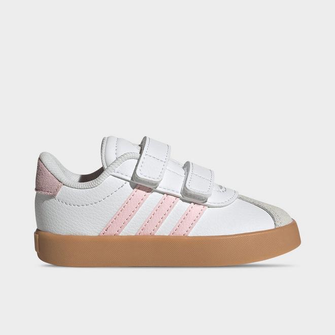Kids' Toddler adidas VL Court 3.0 Hook-And-Loop Casual Shoes