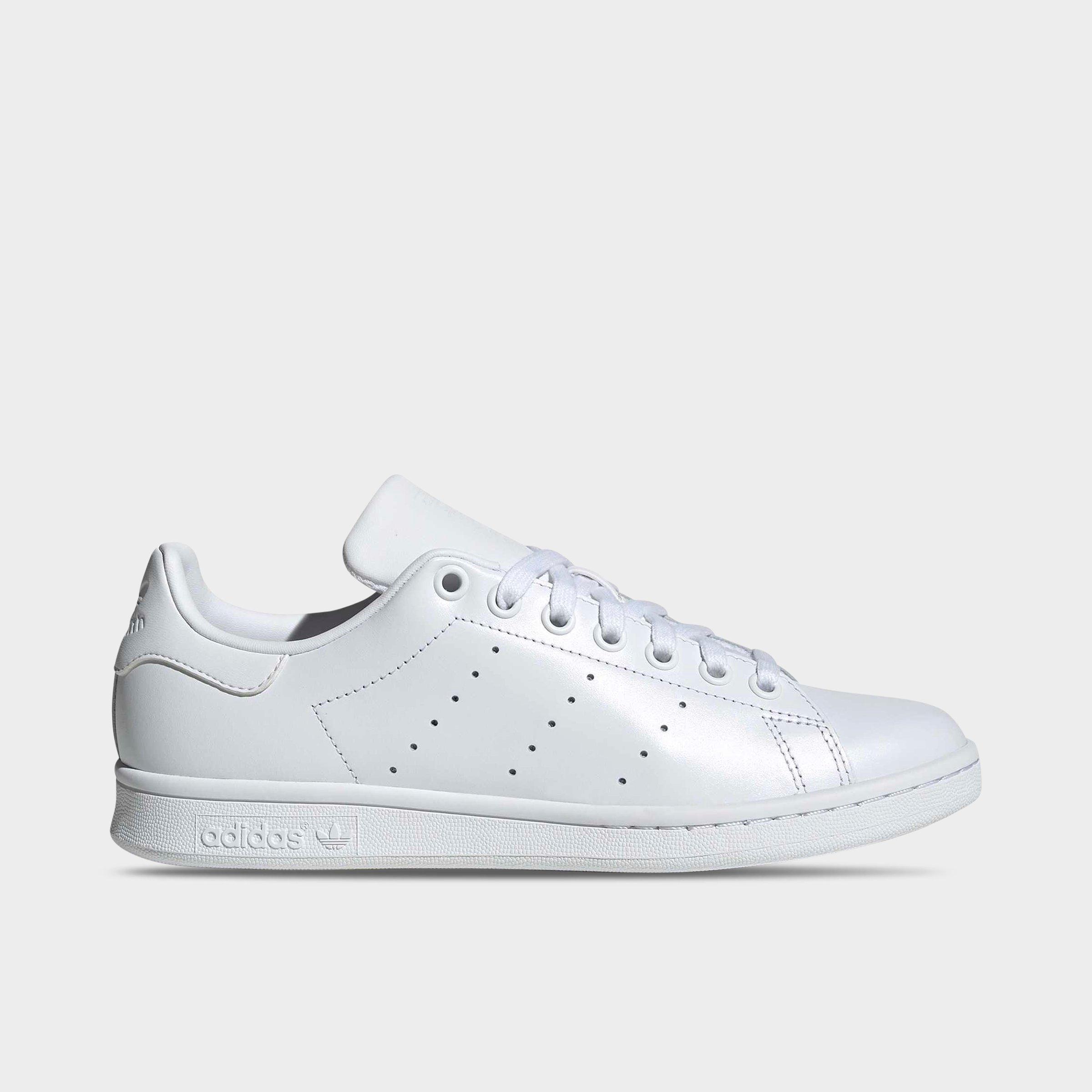 adidas Women's Originals Stan Smith Casual Shoes in Cloud White/Cloud White/Cloud White Size: 7.5