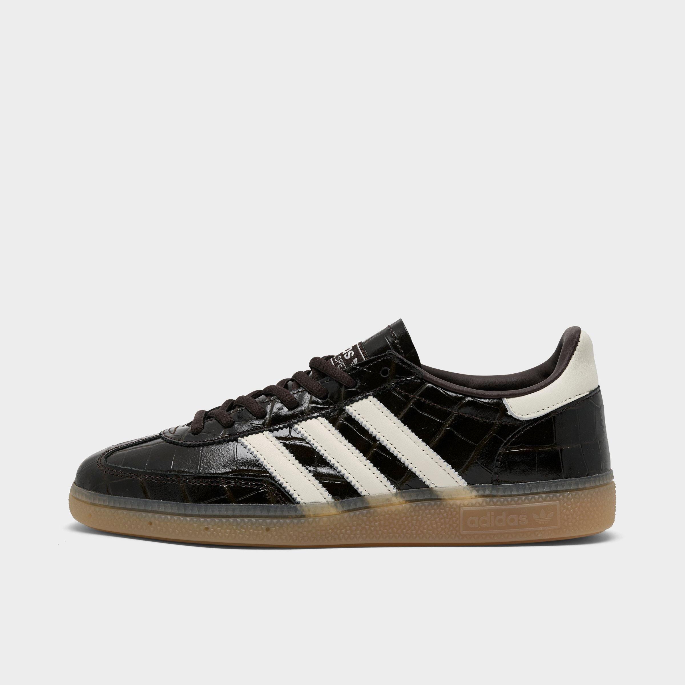 adidas Women's Originals Handball Spezial Casual Shoes in Chocolate Brown/Pearl Size: 10.5