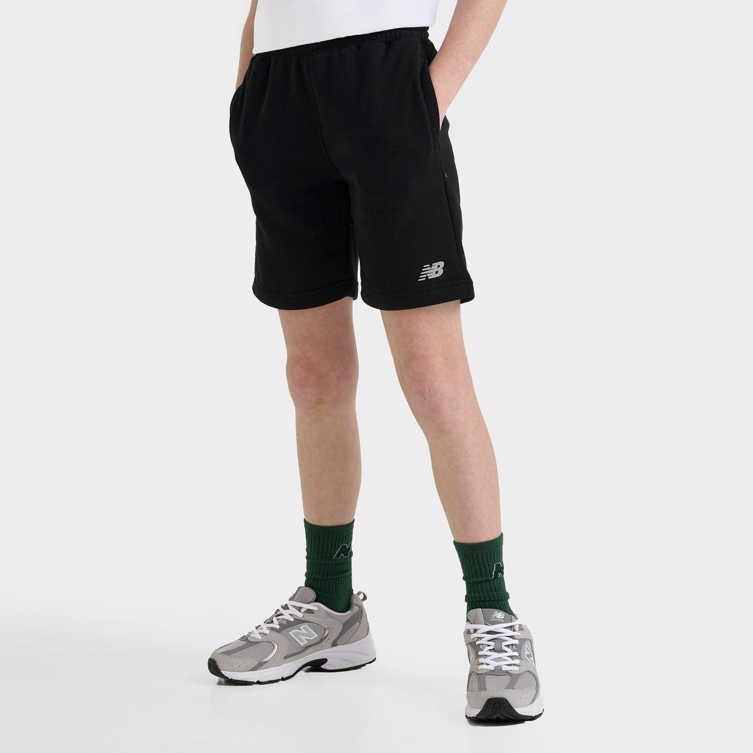 New Balance Kids' Logo Shorts In Black