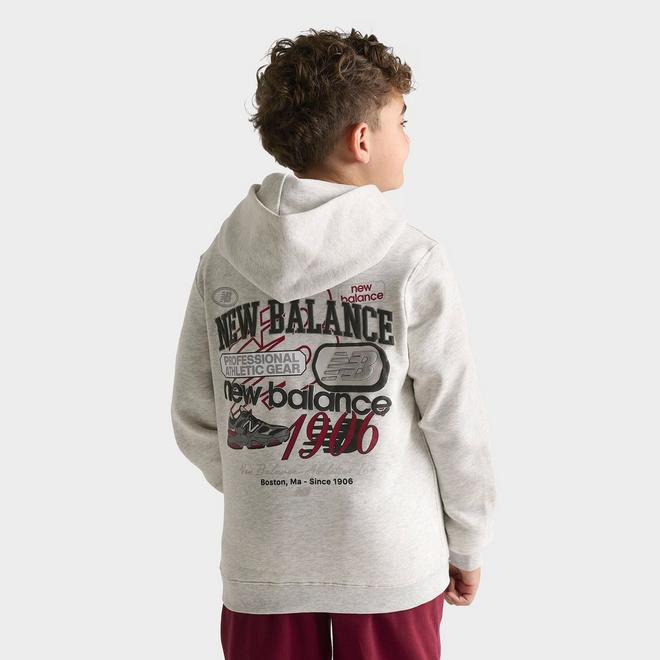 Big Kids' New Balance Multi Logo Pullover Hoodie