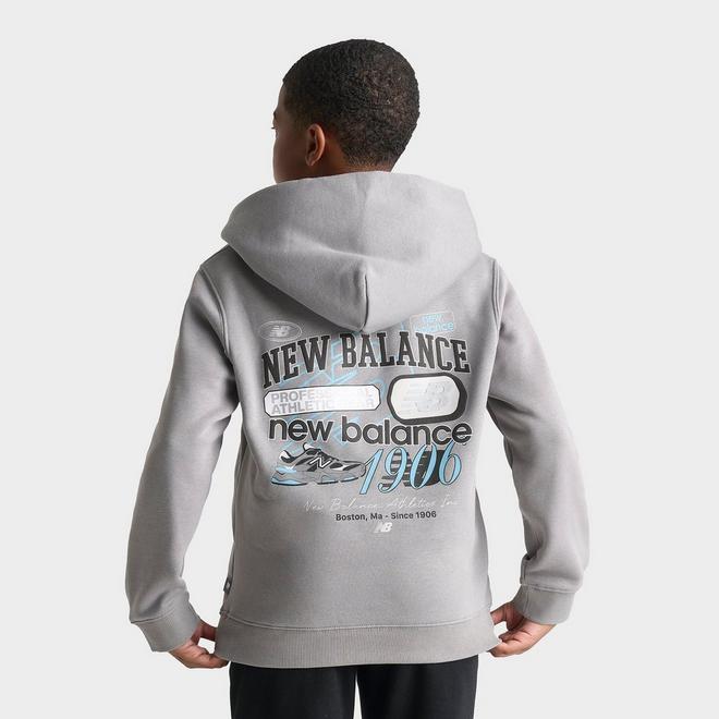 Big Kids' New Balance Multi Logo Pullover Hoodie