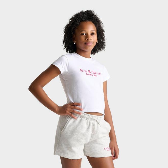 Girls' Big Kids' New Balance Tricolor Baby T-Shirt