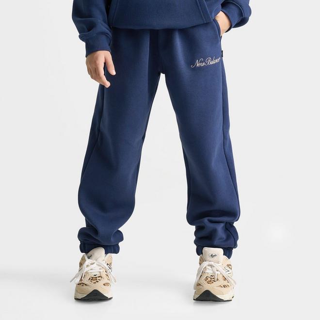 Girls' Big Kids' New Balance Crest Oversized Fleece Jogger Pants