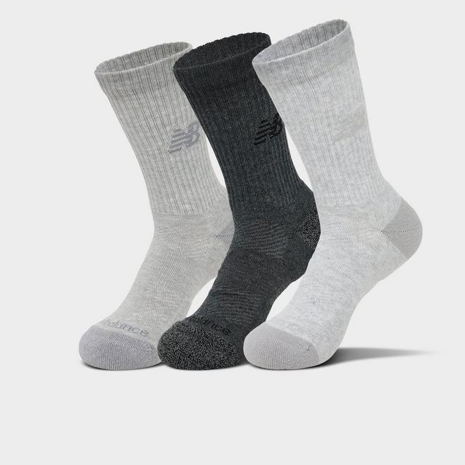 New Balance Active Lifestyle Striped Crew Socks (3-Pack)
