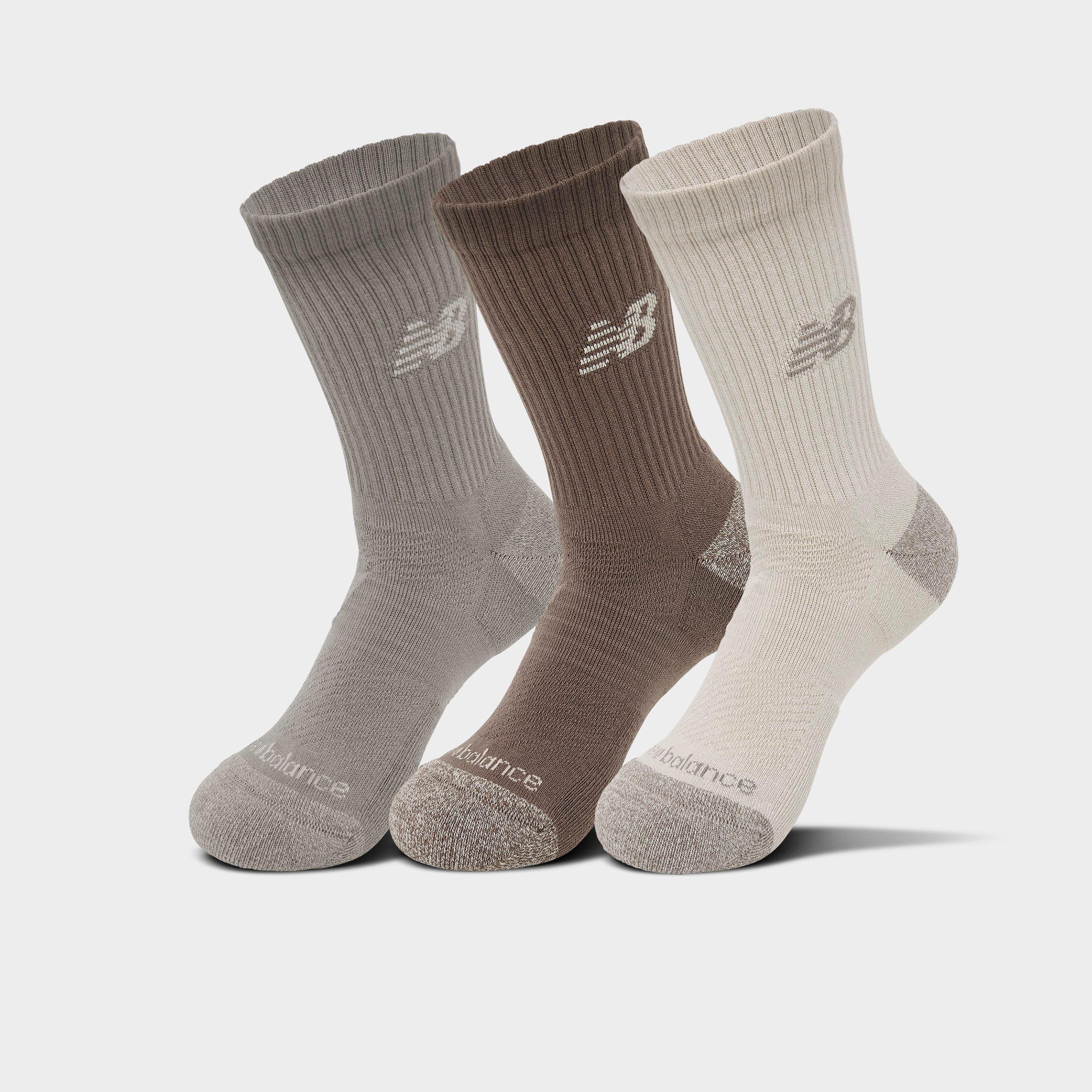 New Balance Active Crew Socks (3-Pack) in Multi Size: Medium