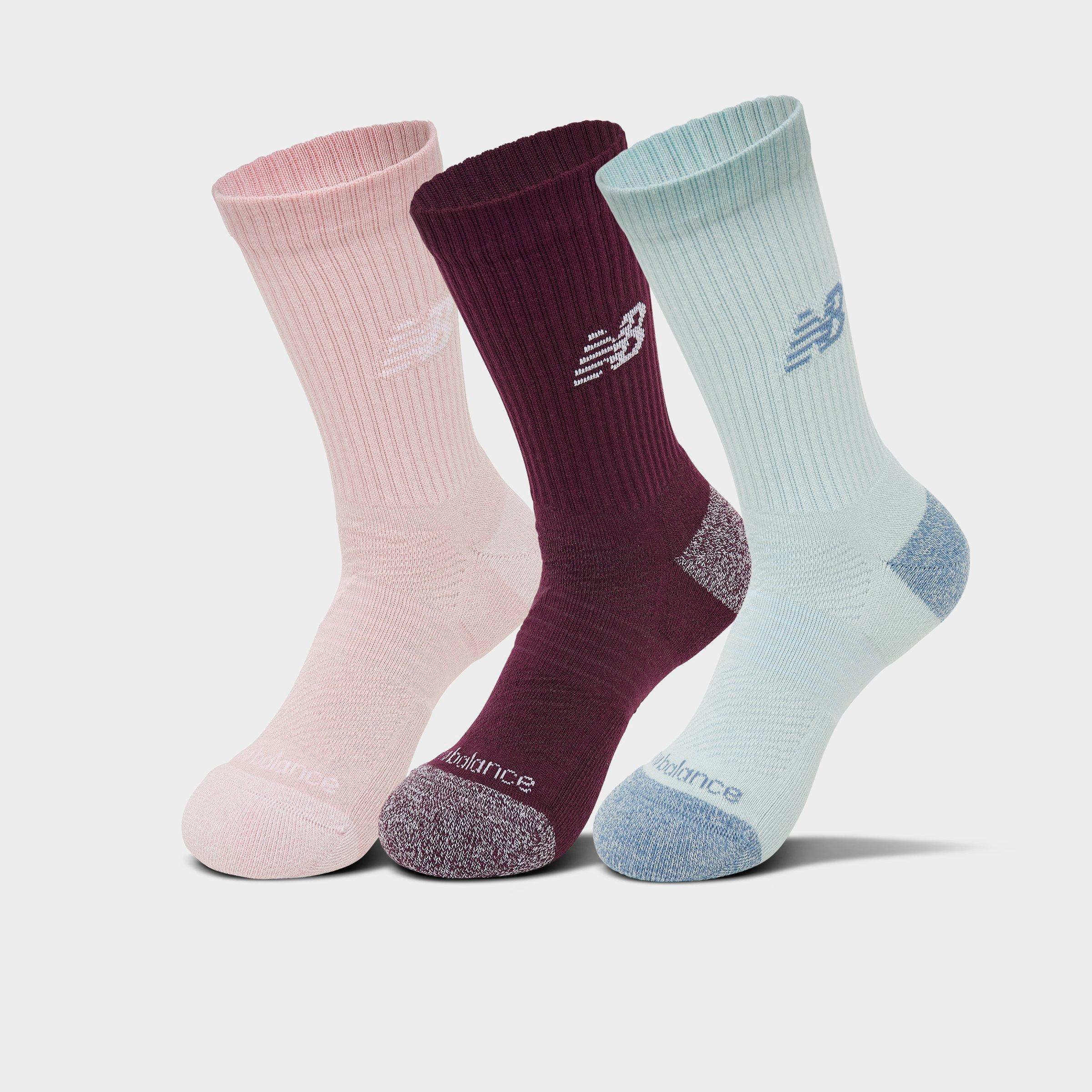 New Balance Active Crew Socks (3-Pack) in Multi Size: Medium