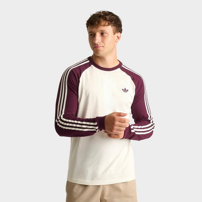 Men's adidas Originals 3-Stripes Long-Sleeve T-Shirt