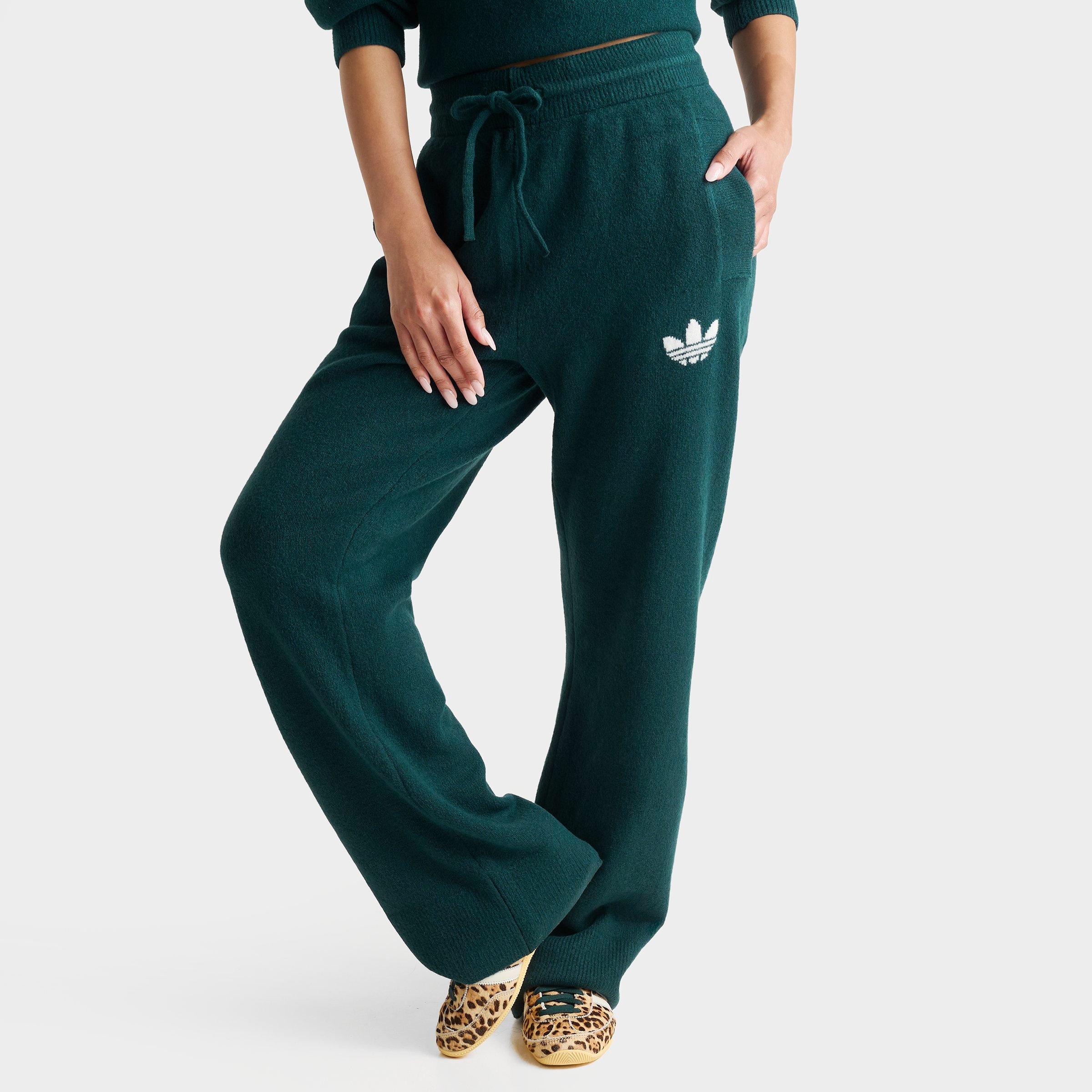 adidas Women's Originals Essentials Knitted Pants in Aurora Ivy Size: Small