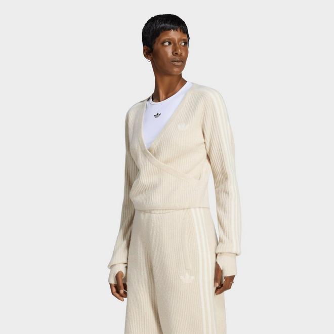Women's adidas Originals x Jennie adiluna Knitted Wrap-Around Cardigan
